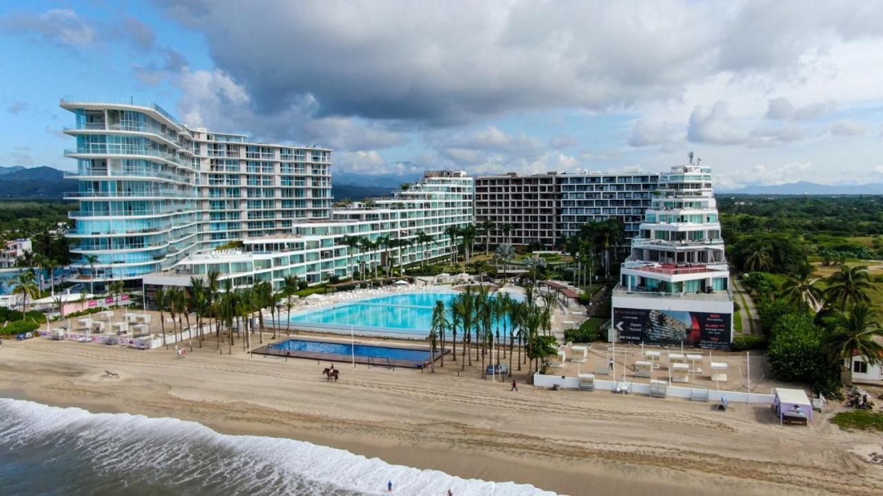 Appartamento Nuevo Aria Ocean Departamento Moderno Frente Al Mar Nuevo Vallarta Esterno foto