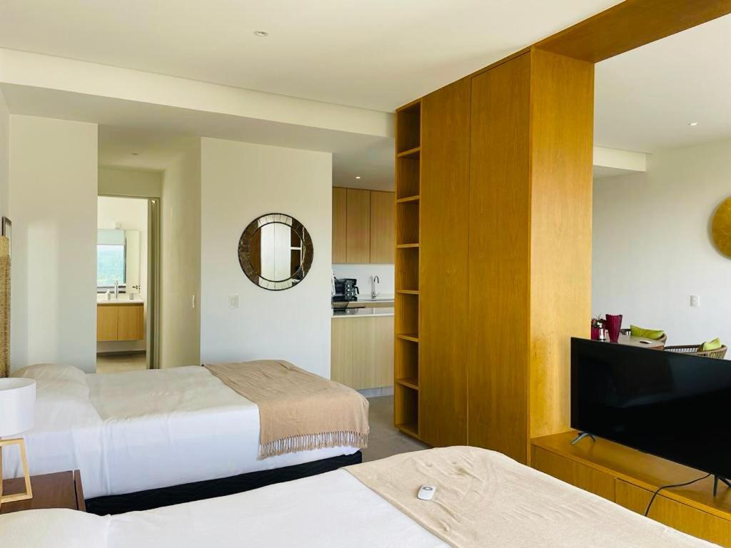Appartamento Nuevo Aria Ocean Departamento Moderno Frente Al Mar Nuevo Vallarta Esterno foto