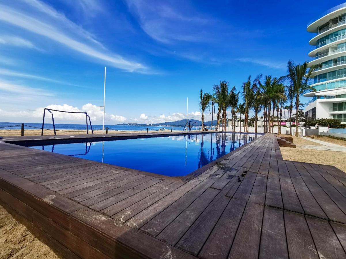 Appartamento Nuevo Aria Ocean Departamento Moderno Frente Al Mar Nuevo Vallarta Esterno foto